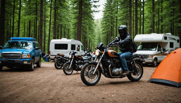 Tout savoir sur l'accueil des motards en camping